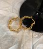 European-American Metal Style Pig Nose Chain Earrings: Women's Fashion, Versatile, Light Luxury, High-Quality Jewelry.