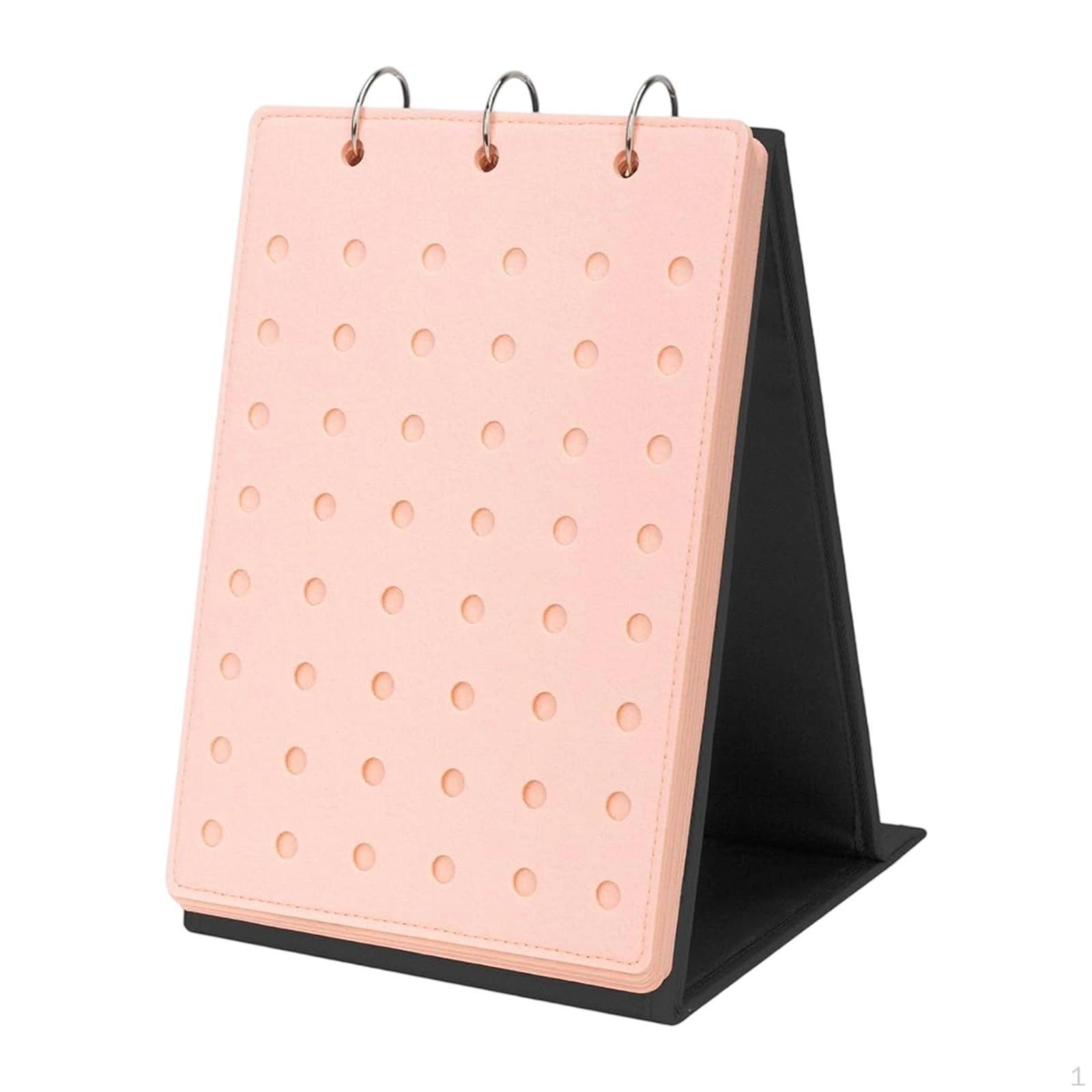 

Органайзер для шармов для обуви, страницы для демонстрации, с 5 съемными практичными и портативными. розовый