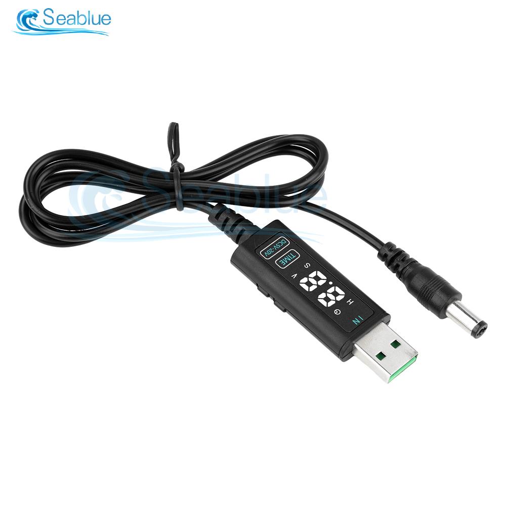 

Type C USB Boost Converter DC 5-10V to 5-20V USB Step-up Converter Cable 5.5*2.5MM Connecter For Power Supply/Charger/Router