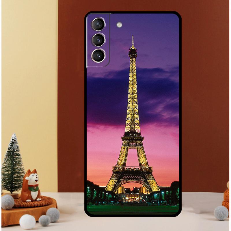 France Paris Eiffel Tower Case For Samsung Galaxy S24 S26 Ultra S22 S23 S25 Ultra S20 S21 Plus S10 S25 FE Cover Funda