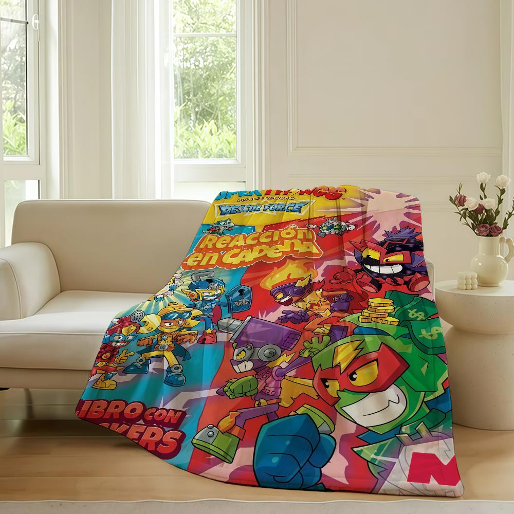 

Cartoon cute S Super Z Zhings Blanket For Sofa Office Bed Plane Travel Sleep Read Relax Camping Soft And Warm 75x90cm