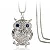 European and American Alloy Jewelry, Owl Diamond Sweater Chain Long Women, New Fashion Accessories Necklace