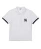 CLOVE [26Sm Clove] Numbering Slim Pique T-Shirt (White)