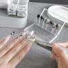 20/24 Holes Nail Drill Bits Storage Box Nail Grinding Head Holder Stand Display Cleanser Dustproof Cutter Manicure Organizer