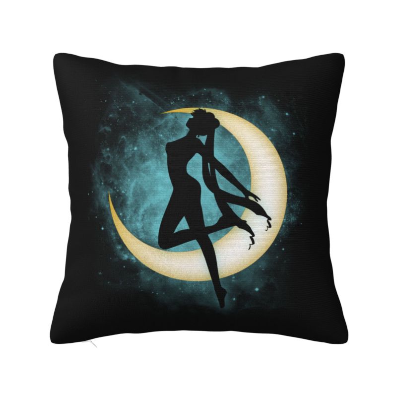 Custom Luxury Sailors Moon Cartoon Cushion Cover Soft Luna Cartoons Throw Pillow Case
