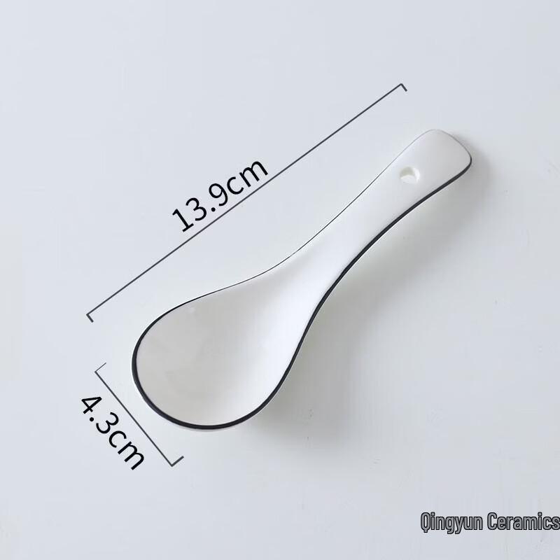 Ceramic Dessert & Soup Spoons