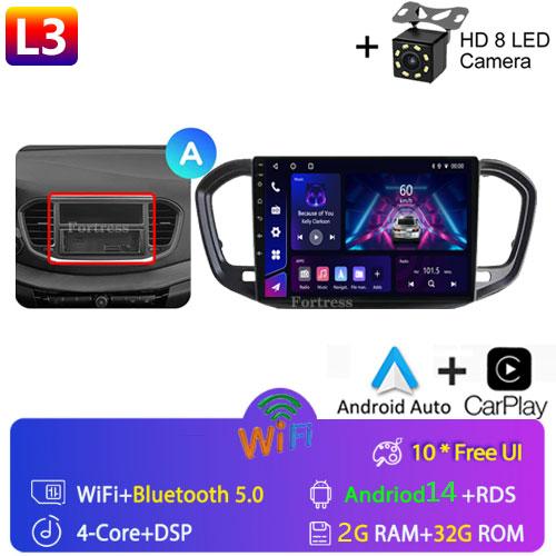 Fortress  For LADA Vesta NG 2025 Car Radio Multimedia Video Player Navigation stereo GPS Android 13 No 2din 2 din dvd