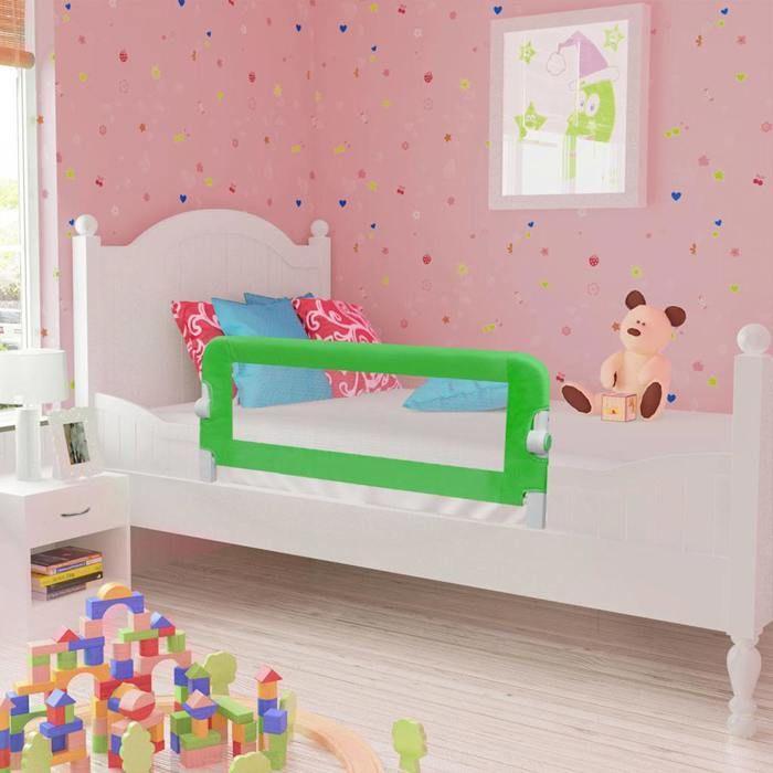 VidaXL Toddler Safety Bed Rail 2pcs Green 102x42cm