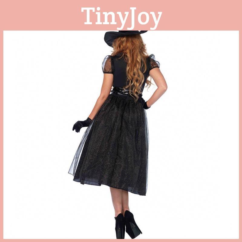 Elegant M-xl Dark Sorceress Vampire Witch Attire For Cosplay And Stage Performances