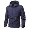 Men's 2025 Plus Size Thin Casual Jacket - Breathable Stand Collar for Spring & Autumn