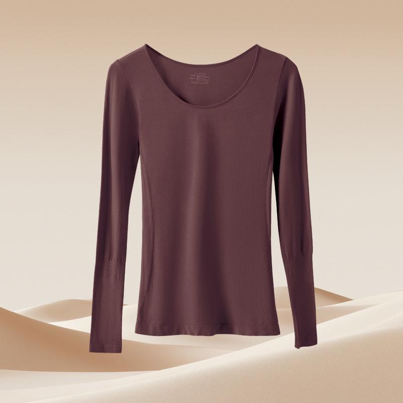 

Modal Seamless Invisible Foundation Undershirt: Ultra-Thin, Hyaluronic-Infused, Close-Fitting, Soft, Breathable, Light Shaping Layer One Size [80-130 Jin]