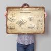 1977 Cassette Patent a Cas Poster Customized Wall Art Vintage Metal Signs Retro Tin Plaque for Man Cave Home Decor Items Room