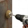 Durability Copper Steel Wire Wheel 2.35mm Round Shank For Effective Metal Surfaces Preparation And Finishing Work