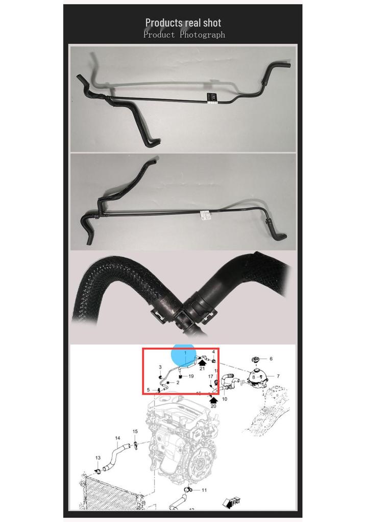 Chevrolet Equinox 1.5T Engine Coolant Air Bleeder Hose