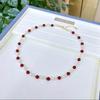 New Chinese retro Ankara agate natural freshwater pearl necklace irregular design high-end accessories women