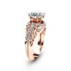 Fashion 14-Karat Rose Gold Plated With Diamonds, Women'S Ring