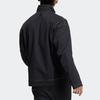 adidas Chaqueta Deportiva Cuello Alto Serie Wuji Manga Larga Ropa de Abrigo para Hombre Negro HE5137