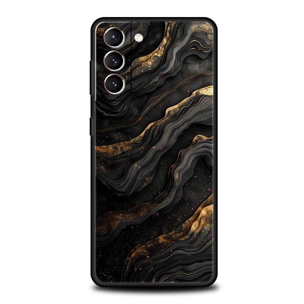Folds Texture Phone Case for Samsung Galaxy S26 S25 S24 S23 S22 S20 S21 FE Ultra S25 Edge Plus 5G Soft TPU Cover Fundas Capa Bag