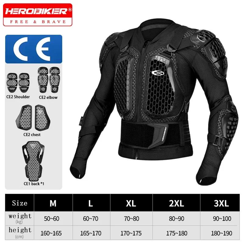 

Men Motorcycle Armor Jacket Ventilated Racing Gear Accessories with Shoulder/Back Protective Guards Motorbike Safety Coat Items M