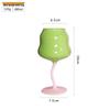 Chinese Style High-Stemmed Macaron Retro Twist Wine Glass