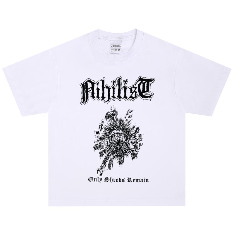 Nihilist T-Shirt, Soft Fabric Casual Daily Wear M