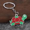 Cute Cartoon Turtle Enamel Keychains Bright Color Design Sturdy Metal Ring For Bag Decor Key Storage Gifts For Turtle Fans