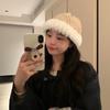 Knit Plush Warm Hat For Women Cozy Winter Beanie With Protection Ear