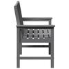 Garden Bench Light Grey 120 x 59 x 88 cm HDPE