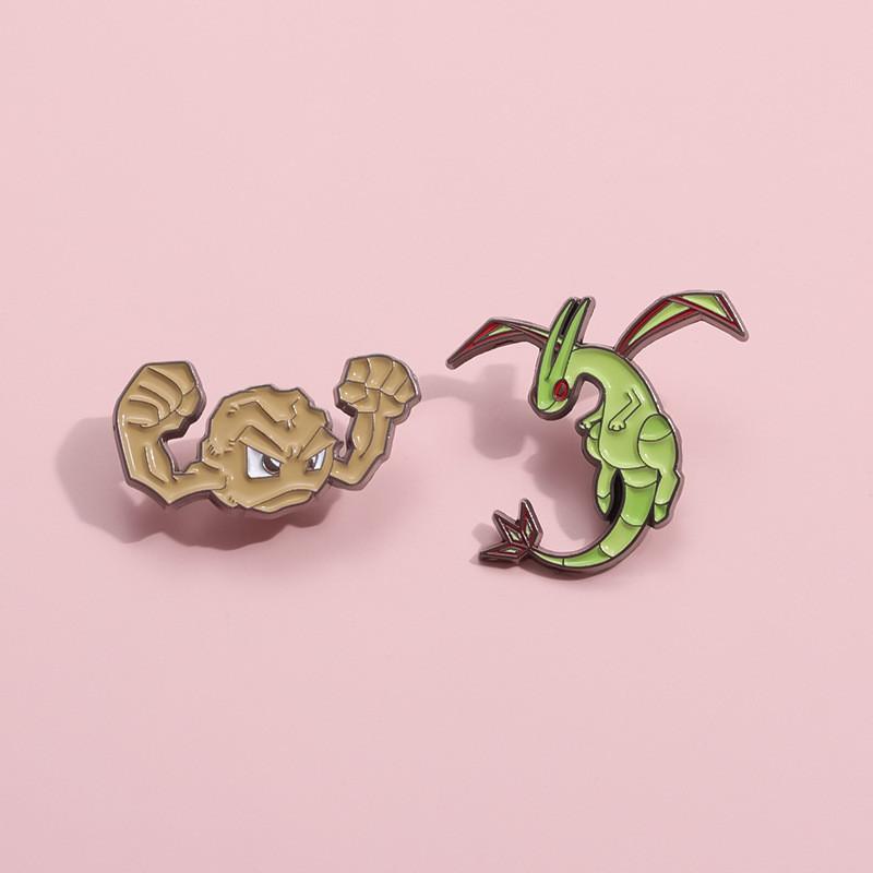 Charming Animal Shaped Alloy Brooch Unique Cartoon Character Pin For Pets And People