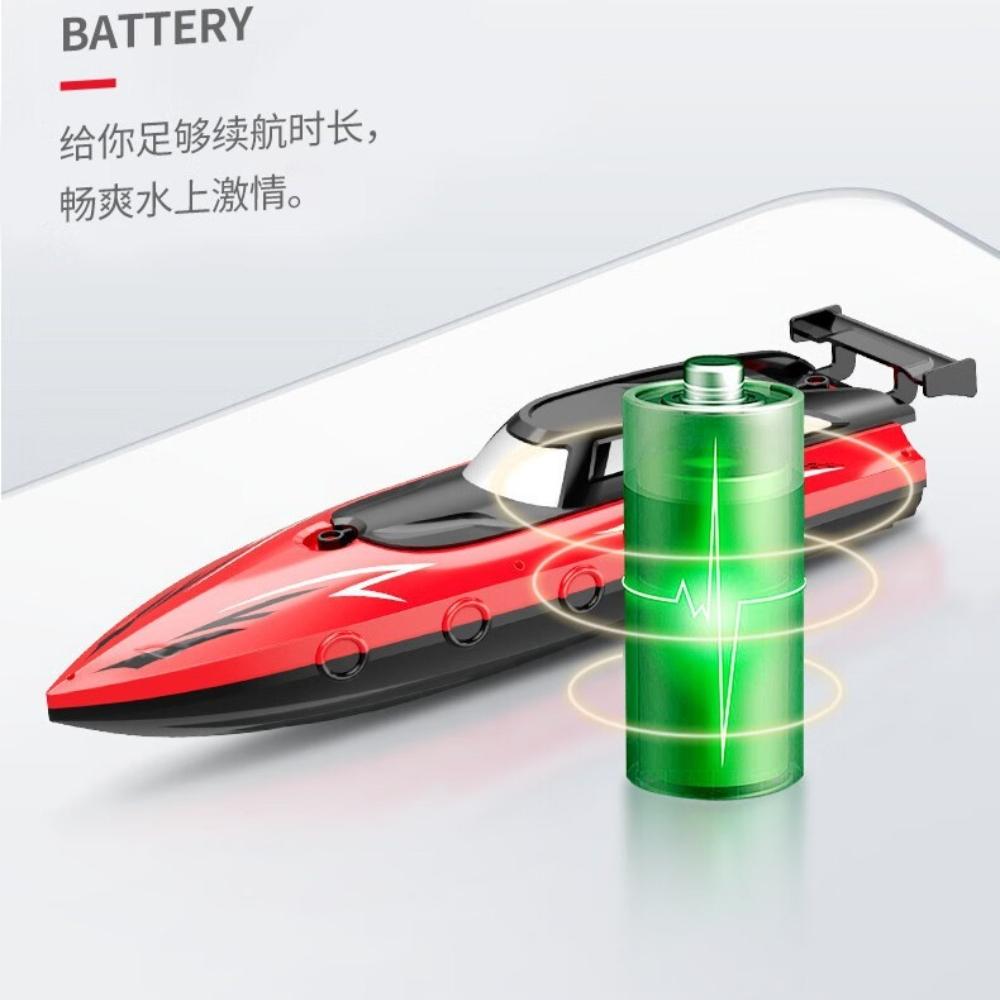 RC Battery Boat Ship 2.4Ghz High-Speed Remote Control Racing Ship Water Speed Boat Child Model Kids Boys Outdoor Pool Toys Gifts