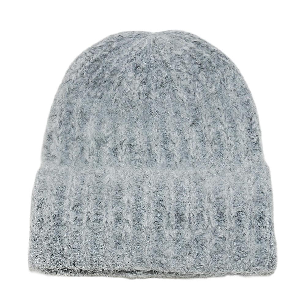 Autumn and winter pullover hat fashion versatile ear protection hat tie-dye gradual change color knitted hat winter hat women