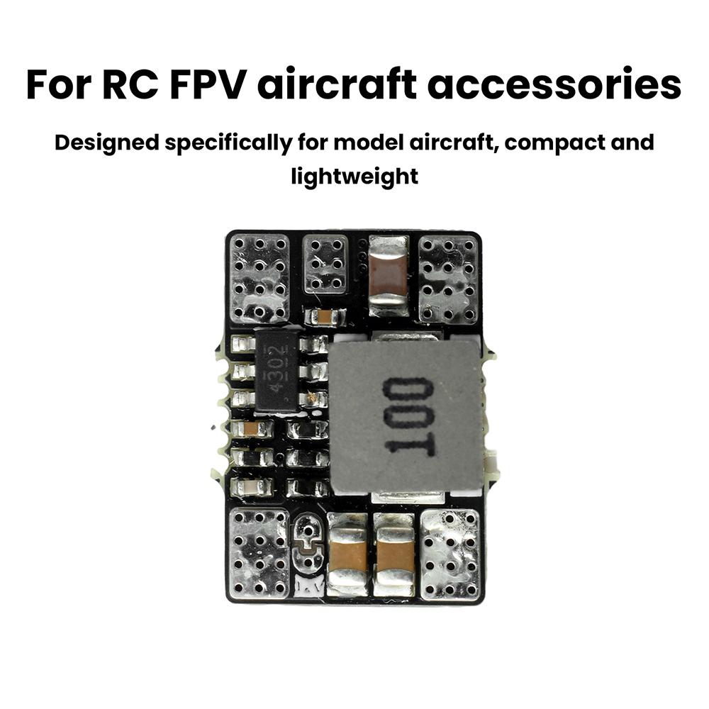 MICRO BEC 6-28V TO 5V3A/12V2A ADJ Step-Down BEC Module 2~6S High-Efficiency Power Converter CON enable Control for Drones/FPV/RC