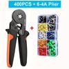 European Tubular Terminal Crimping Pliers HCS8 6-4A, VE/TE Pin Cold Crimp Terminal, Electrician Wire Tools