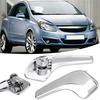 Car Interior Door Handles for Opel, Left & Right Interior Door Handle Bolt, Chrome Plated Inner Door Pull Screw, Easy Installation Replacement