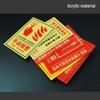 BELIK Acrylic 'Fire Door Keep Closed' Warning Sign