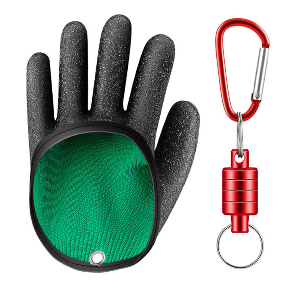 Fishing Gloves Anti-slip Fisherman Professional Catch Fish Gloves Puncture Resistant Fishing Catching Gloves Fishing Accessories
