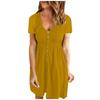 A Fashionable Solid-colored Loose Dress For Ladies