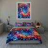 Musical Colorful Swirl Bedding Duvet Cover Sets Duvet Covers Pillowcases Gifts (1 * Duvet Cover 2 * Pillowcases, Without Duvet Insert)