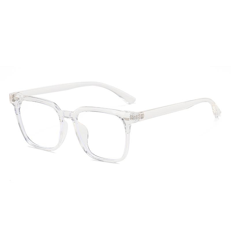 

14523 Анти-синие очки Tr90 Сверхлегкие плоские очки 2023 года Модные очки с квадратной оправой Rice Nail в оправе унисекс