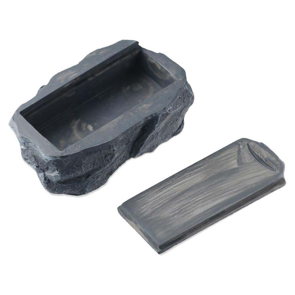 Brown Hide-a-Spare-Key Resin Medicine Box Fake Battery Key Storage Box  Outdoor