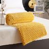 Golden Turtle Velvet Solid Color Flannel Blanket - Multifunctional Coral Fleece Cover, Single/Double.