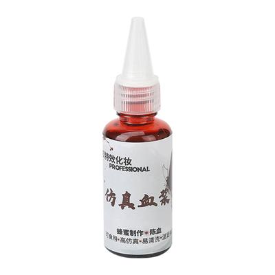 30ml Trucco Sangue Finto Comestibile Rosso Realistico Portatile Lavabile Sangue Cosmetico per Travestimento