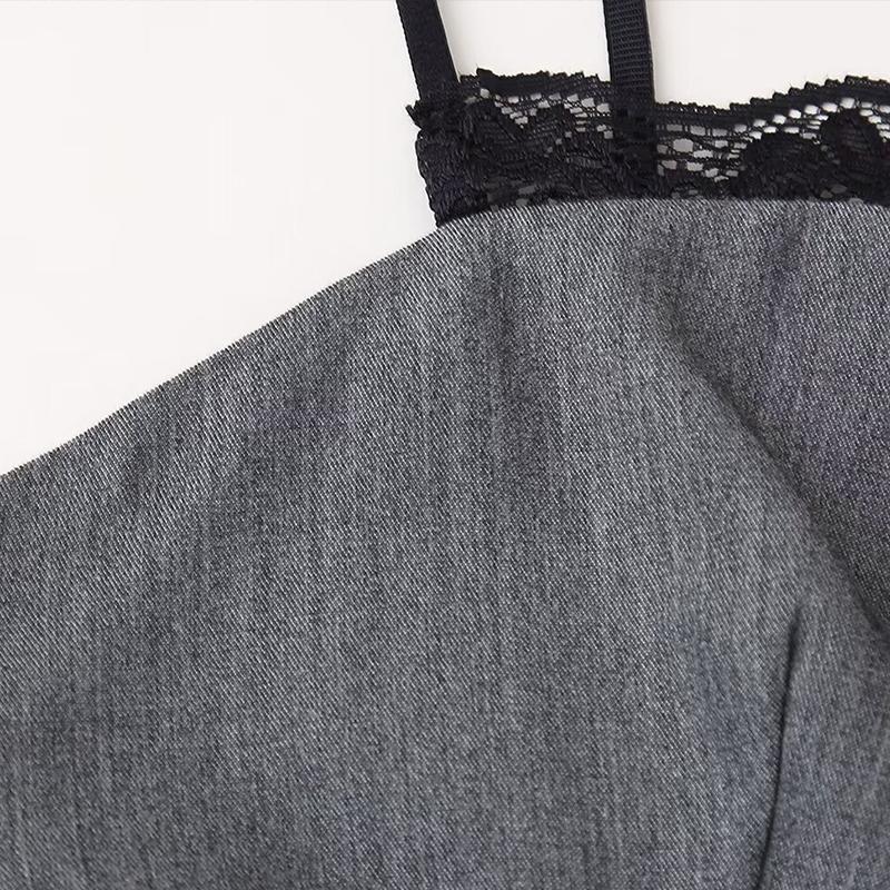 Sommar Sidentextur Tryckt Camisole Topp Ny Mode Sexig Söt Damlinne Smal Ren Längtan