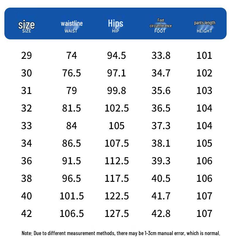 Jeanswest Men's Spring/Autumn Stretch Straight-Leg Jeans