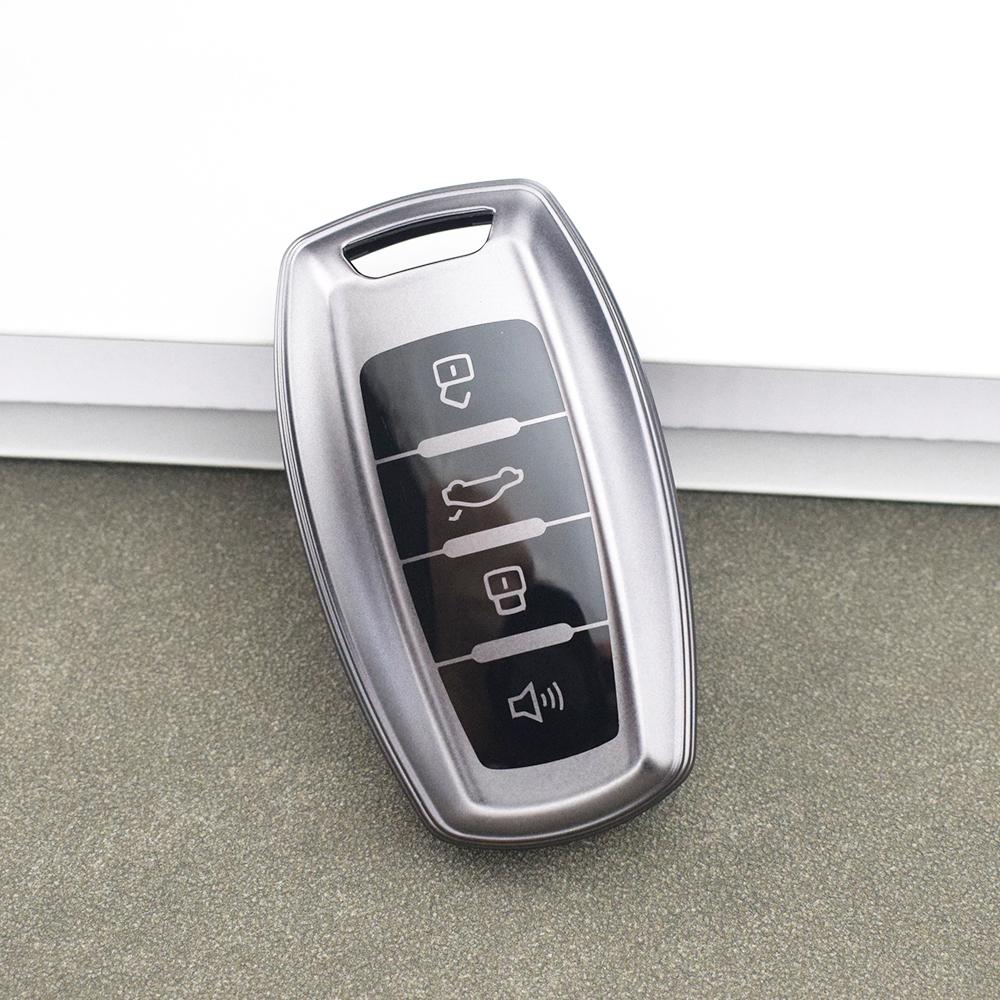 

4 кнопки Серый оружейный Чехол из ТПУ Держатель брелока Чехол для автомобильного пульта ключа для Great Wall Haval H6 H7 H4 H9 F5 F7 F7X F7H H2S GMW Dargo серый