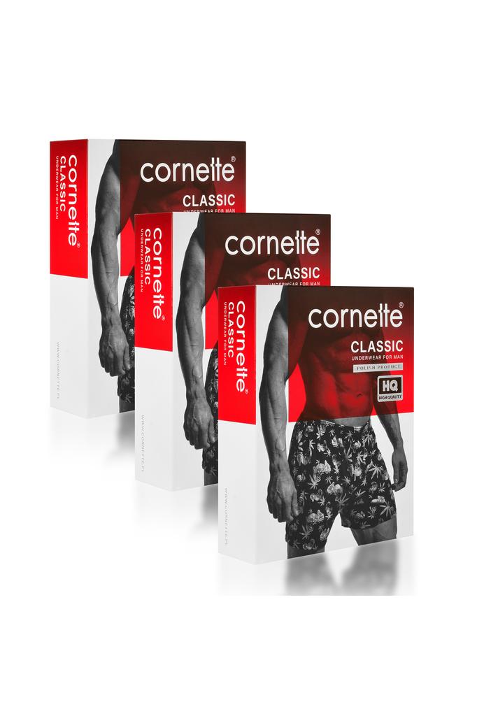 Boxer Shorts Cornette, Loose, Cotton, Bm15,1 Classic, 3 Pieces