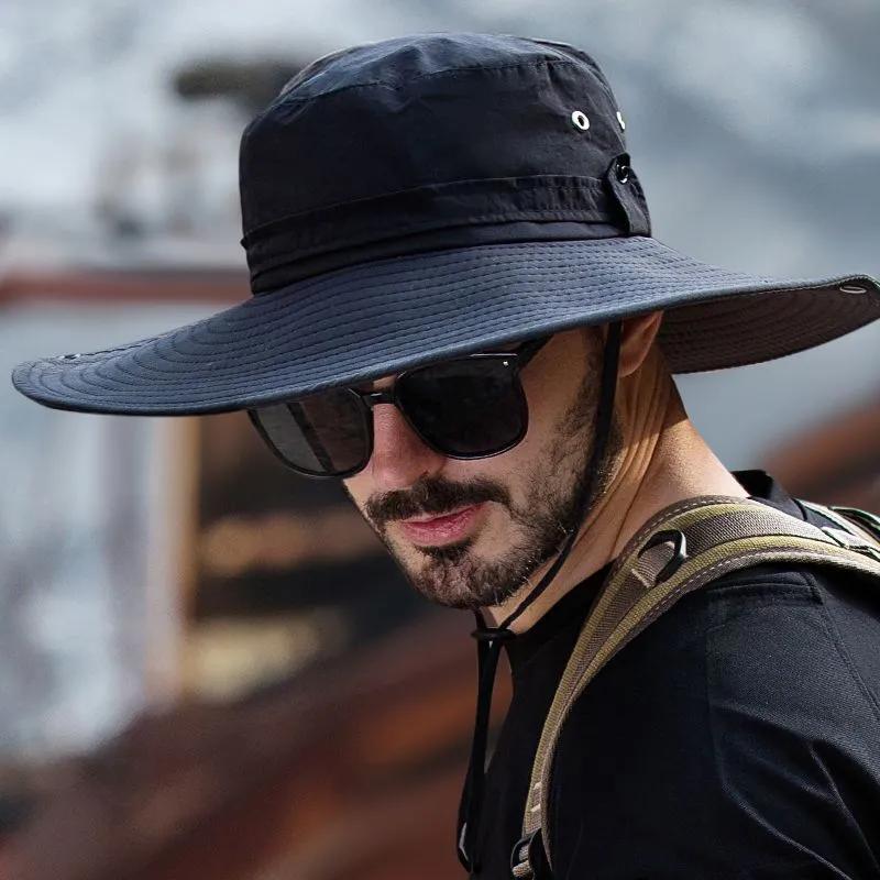 Men S Summer Sun Protection Fisherman Hat For Outdoor Fishing Hiking