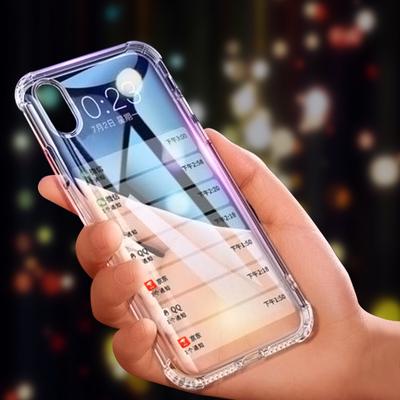 Luxury Transparent Shockproof Silicone Case For iPhone Samsung Galaxy Hauwei Honor Xiaomi Redmi OenPlus Phone 360 Protect Silicone Cover Cases