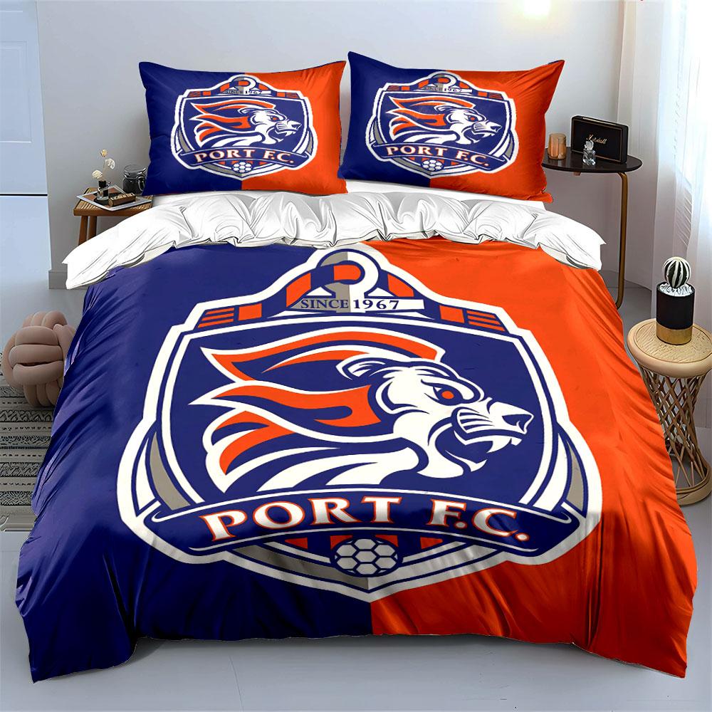 "Port FC Lion Logo Bedding Set" Bedding Duvet Cover Set Duvet Cover Pillowcases (1 * Duvet Cover 2 * Pillowcases, Without Duvet Insert)