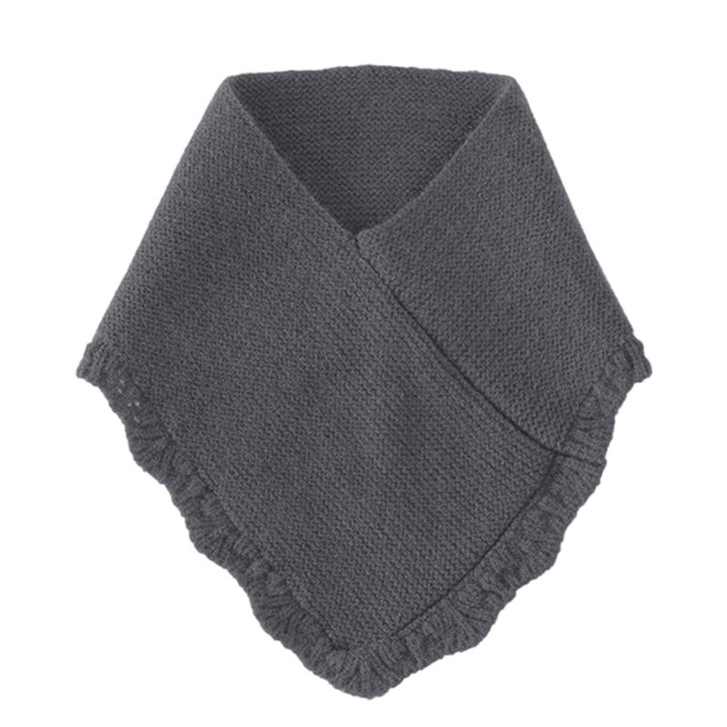 Schal Halstuch Für Damen Winter Falscher Kragen Schals für Damen Nackenwärmer Damen Herren Rollkragen Schal Gestrickt